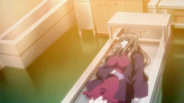 Horny MILF with bush gets fucked hard on Hentai.