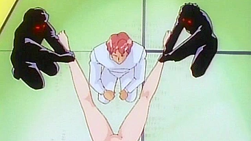 Schoolgirl enjoys anal sex and blow job with vibrator on hentai porn.