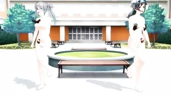 Hentai hot babes in a wild outdoor fuck fest.