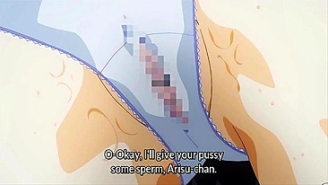 Hentai schoolgirl gangbangs bound male student in explicit sex scene.