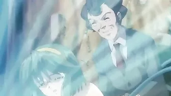 Hentai anime teen sliding her soaked pussy onto brother's hard cock.