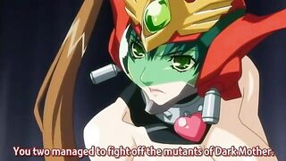 Hardcore hentai scene featuring succubi and their masters using massive sex toys.