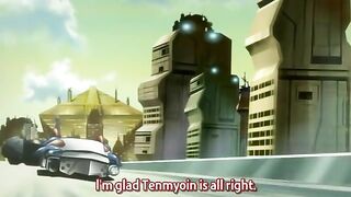 Hardcore hentai scene featuring succubi and their masters using massive sex toys.