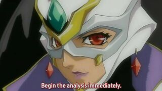 Hardcore hentai scene featuring succubi and their masters using massive sex toys.