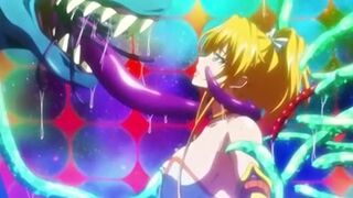 Magical hentai girls get fucked by tentacles in space. #Hentai #Porn