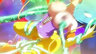 Magical hentai girls get fucked by tentacles in space. #Hentai #Porn