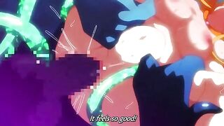 Magical hentai girls get fucked by tentacles in space. #Hentai #Porn