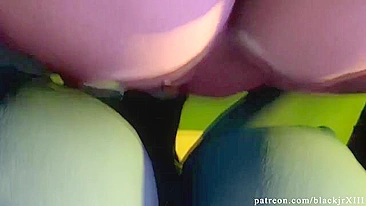 My futanari ponies whipped out their big cocks and did it horsey-style in a hentai scene.