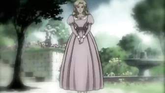 The bound and abused captive is a popular theme on hentai websites.