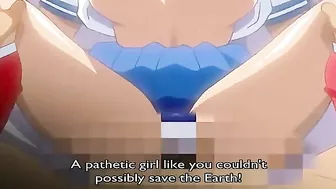 Magical schoolgirl gets rough sex and creampie on hentai site.