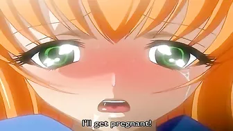 Magical schoolgirl gets rough sex and creampie on hentai site.