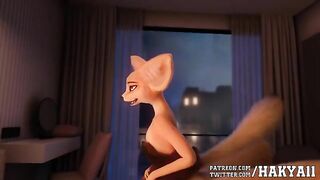 Hentai fox gets blowjob and sex with cute 3D furry girl.