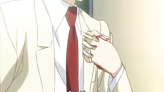 Bondage-fucked hentai babe with big tits.