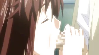 Bondage-fucked hentai babe with big tits.