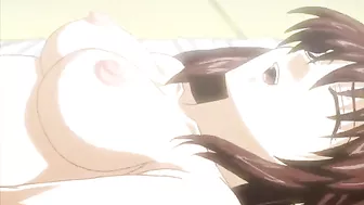 Bondage-fucked hentai babe with big tits.