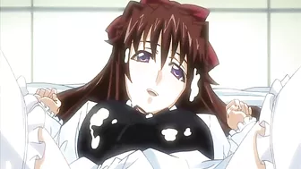 Bondage-fucked hentai babe with big tits.