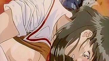 Isaku 3 - Tied-up boyfriend watches as his teenage girlfriend gets ravished by a filthy pervert.