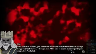 Lich experiments on dark knight ricca with double dildo machine - Hentai City