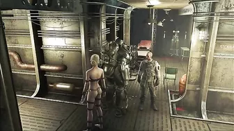 Hentai porn video - Fallout 4 character gets anal sex from blonde with strap-on.