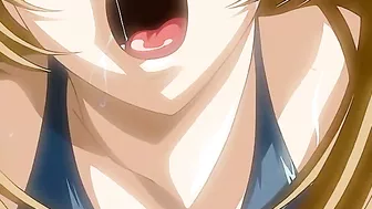 Schoolgirl bound and teased by pervert on hentai website.