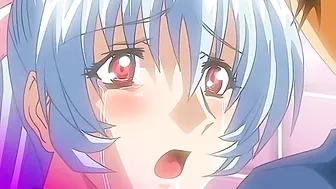 Schoolgirl bound and teased by pervert on hentai website.