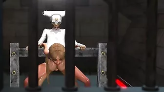 Hentai porn video featuring a 3D animated sexy dickgirl teacher and her cute college student in bondage.