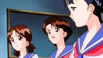 Nun and schoolgirl indulge in a hot threesome with the college doctor.