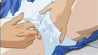 A sporty female teacher and her student are brutally gang-raped in hentai porn. A sporty female teacher and her student are brutally gang-raped in hentai porn.