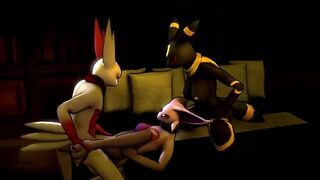 Hentai furry sex scene with Pokémon gets wild and intense.