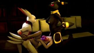 Hentai furry sex scene with Pokémon gets wild and intense.