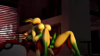 Hentai furry sex scene with Pokémon gets wild and intense.