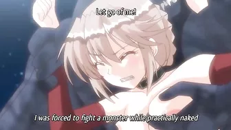 Princess Jill gets ravaged by a tentacled monster in the dungeon. #Hentai #Porn