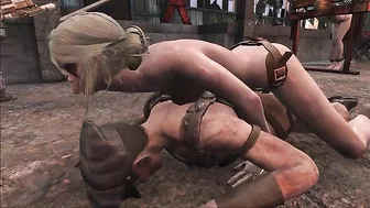 Miko dominates with a strap-on in Fallout 4 hentai.