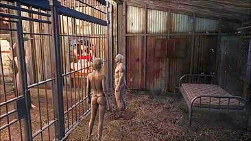 Miko dominates with a strap-on in Fallout 4 hentai.