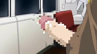 Milf bound and gagged on a train, becomes a hentai sex slave.