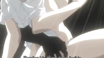 A sick scientist transforms into a tentacled creature and has sex with busty anime girls in hentai scenes.