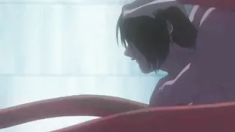 A sick scientist transforms into a tentacled creature and has sex with busty anime girls in hentai scenes.