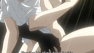 A sick scientist transforms into a tentacled creature and has sex with busty anime girls in hentai scenes.