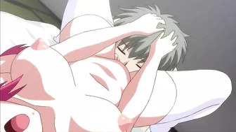 A demonic creature with tentacles violently copulates with a cat-like girl until she conceives its infernal offspring.