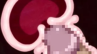 A demonic creature with tentacles violently copulates with a cat-like girl until she conceives its infernal offspring.