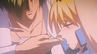 Rebellious bondage slut gets ravaged in hardcore hentai action.