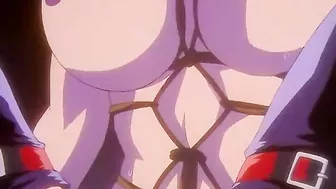 Rebellious bondage slut gets ravaged in hardcore hentai action.