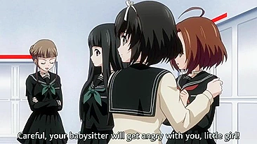 Hentai video - petite schoolgirl gets brutally fucked by massive cock in prison.