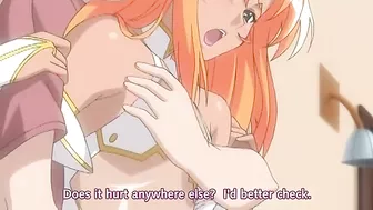 Busty hentai pregnant girl gets double-penetration by tentacle.