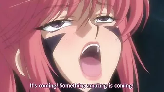 Busty hentai pregnant girl gets double-penetration by tentacle.