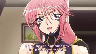 Busty hentai pregnant girl gets double-penetration by tentacle.