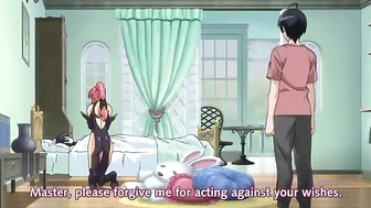 Busty hentai pregnant girl gets double-penetration by tentacle.