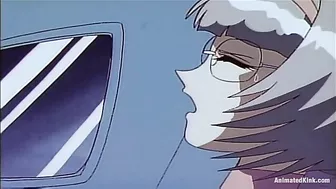 Horny college girl gets rough fucked in a hot hentai threesome.