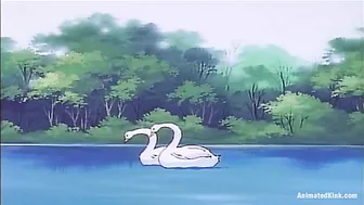 Horny college girl gets rough fucked in a hot hentai threesome.