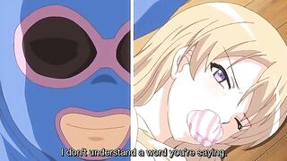 Hentai game - Tied-up lactating girl gets vibrators & fucked by a huge cock.